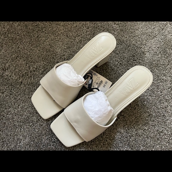 Zara Shoes - Zara Leather High Heeled Sandals